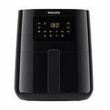 PHILIPS Digital Air Fryer HD9252/90 with Touch Panel, uses up to 90% less fat, 7 Pre-set Menu, 1400W, 4.1 Liter, with Rapid Air Technology (Black), Large