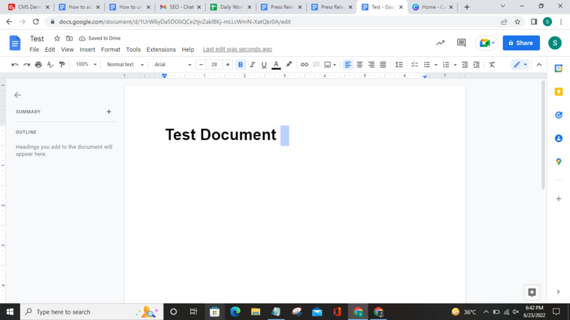 my google docs pages are connected