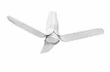 CROMPTON White Blossom Smart Anti Dust 2X Silent Pro CEILING FAN 1200MM With remote and iOT Enable technology