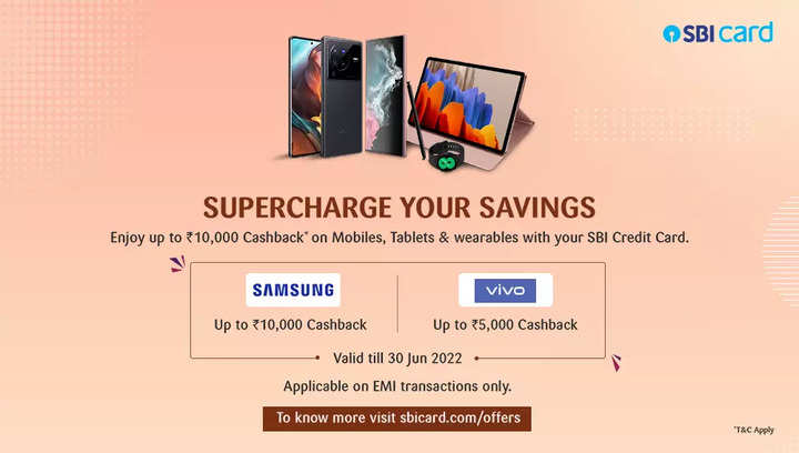 Planning to get a Samsung or a Vivo smartphone? SBI Card has got you covered with these cool cashback offers.