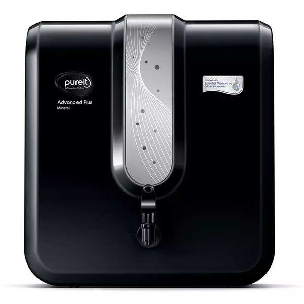 HUL Pureit Advanced Plus 5 L RO + UV + Minerals Water Purifier with Minerals WCRU400 (Black