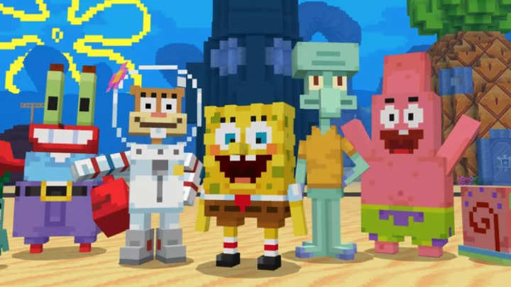 Minecraft is getting a SpongeBob Square Pants DLC
