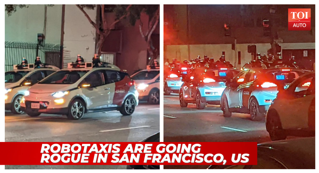 Cops pull over driverless cab, robotaxi fleet blocking traffic Is AI