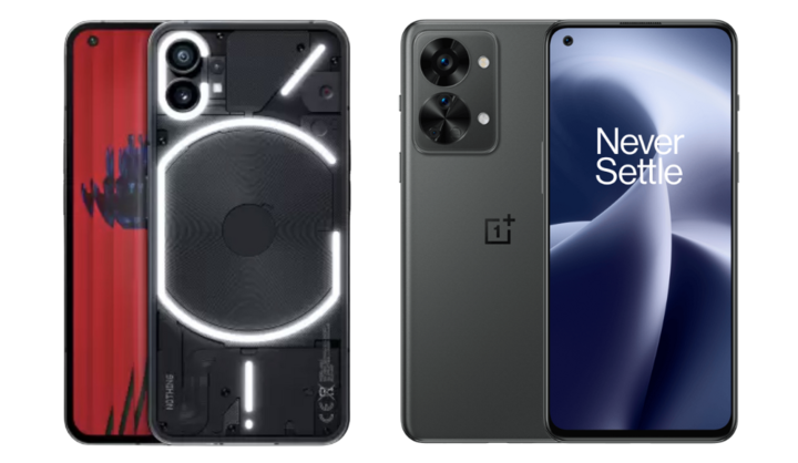 Nothing Phone (1) vs OnePlus Nord 2T: How do the two arch-rivals compare on design, specs, price and more
