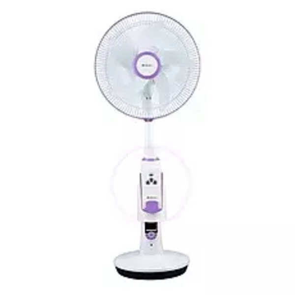 Bajaj Nuvo 37cm Sweep 5 Blade Pedestal Fan (Remote Control Operation