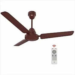 GM Excel 120 cm Sweep 3 Blade Ceiling Fan (Remote Control, CFB480048BRMT, Brown)