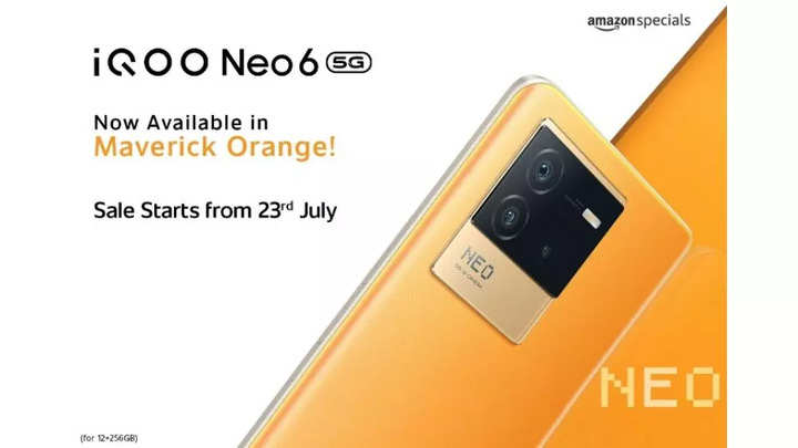 iQOO Neo 6 gets a new Avatar; introduces Maverick Orange