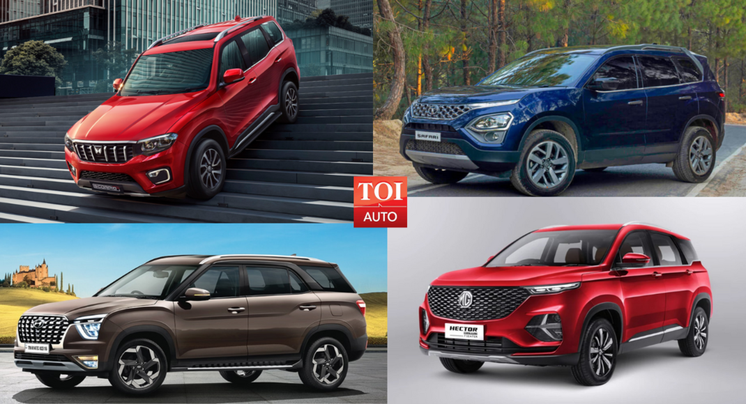 Mahindra Scorpio-N vs Tata Safari vs Hyundai Alcazar vs MG Hector Plus ...