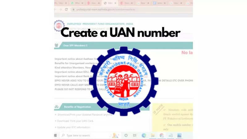 Voici comment vous pouvez créer un numéro UAN en ligne