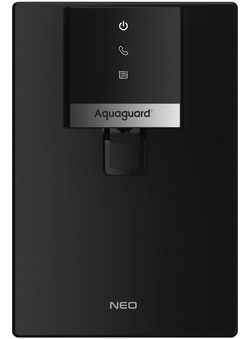 Aquaguard Neo UV + UF + MC Electrical Water Purifier (Mineral Charge Technology, GWPDNUVUF00000, Black-Chrome Metallic)