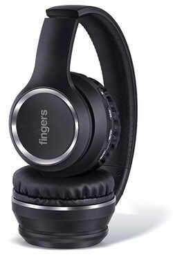 Fingers Tap-2-Beat On-Ear Wireless Headphone with Mic (Foldable