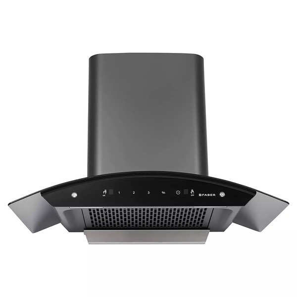 Faber 75 Cm, 1200 M³/hr,Auto-Clean Curved Glass Kitchen Chimney (HOOD ...