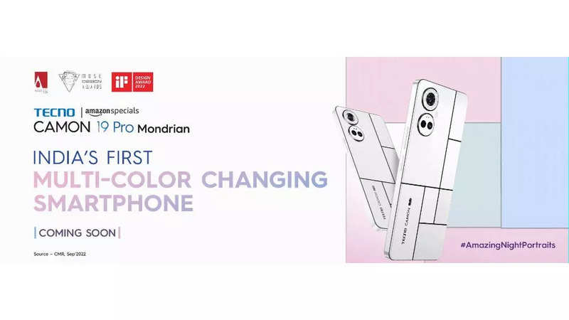 Tecno Camon 19 Pro Mondrian: Tecno Camon 19 Pro Mondrian teased ahead of launch: Details inside