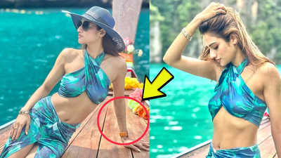 Nusrat Xxx Videos - Nusrat Jahan Bikini Video: Actress-politician Nusrat Jahan drops glamorous  pictures and videos in turquoise bikini, netizens spot scars on her wrist,  say 'she also cut her wrist in childhood' | Hindi Movie