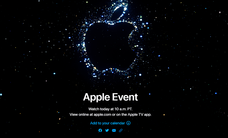 Apple event 2022 today at 10:30 pm IST: Official streaming link, what to expect and more