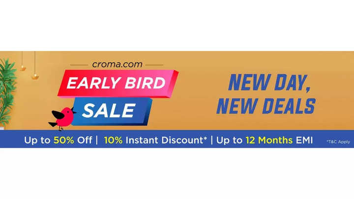 Croma online-exclusive ‘Early Bird’ sale starts: Top offers on Apple and other products