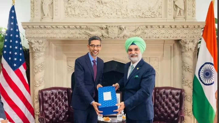 Why Google CEO Sundar Pichai visited Indian Embassy