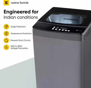 realme washing machine 7.5 kg fully automatic