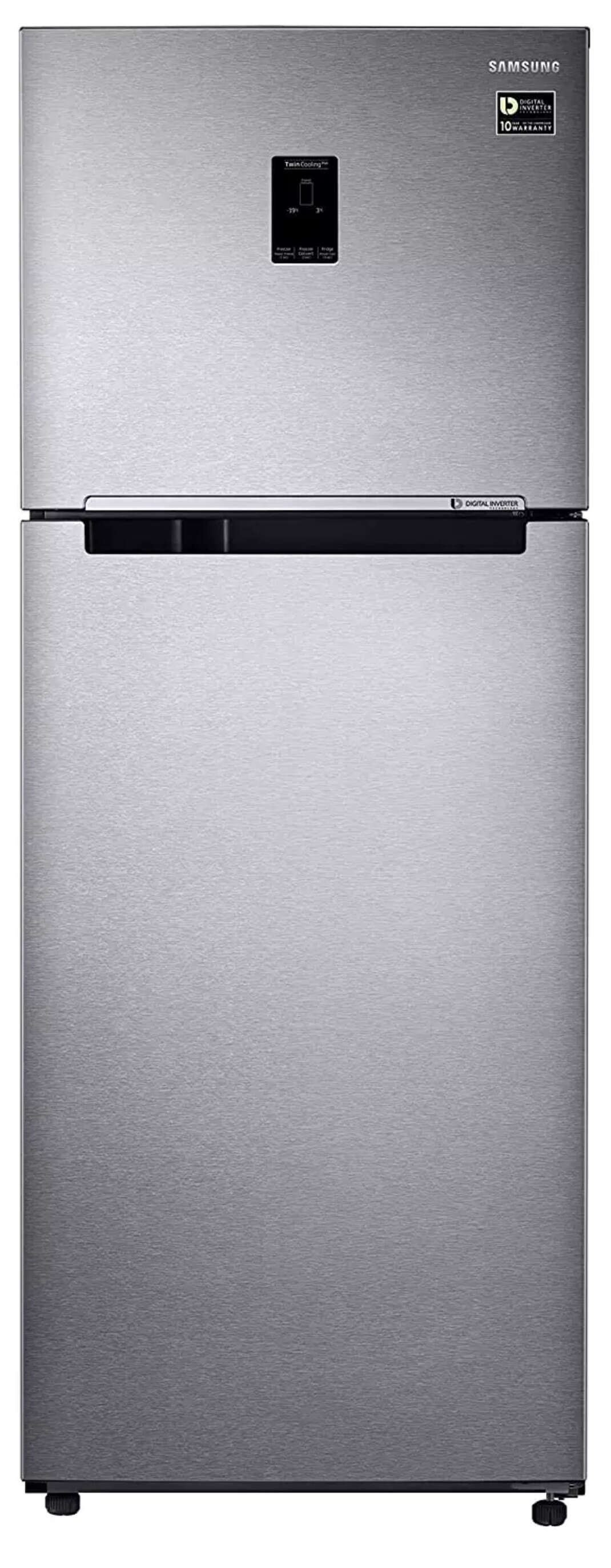 Compare Samsung Double Door 415 Litres 3 Star Refrigerator RT42B553ESL