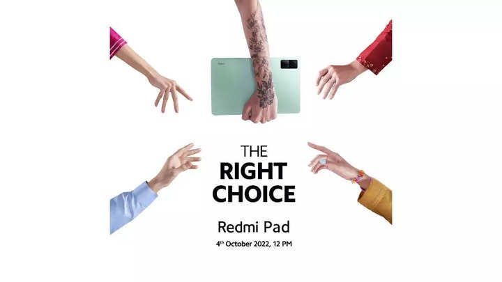 Redmi Pad to launch on October 4 in India