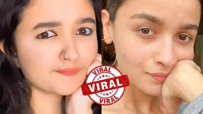 ‘Tum to alia bhatt ke twin lagte ho’: Alia Bhatt’s lookalike found in  Bengaluru’s Roshni Sony; netizens react