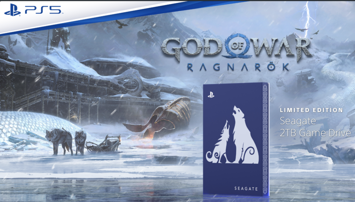 Seagate launches God of War Ragnarok special edition external drive for PlayStation