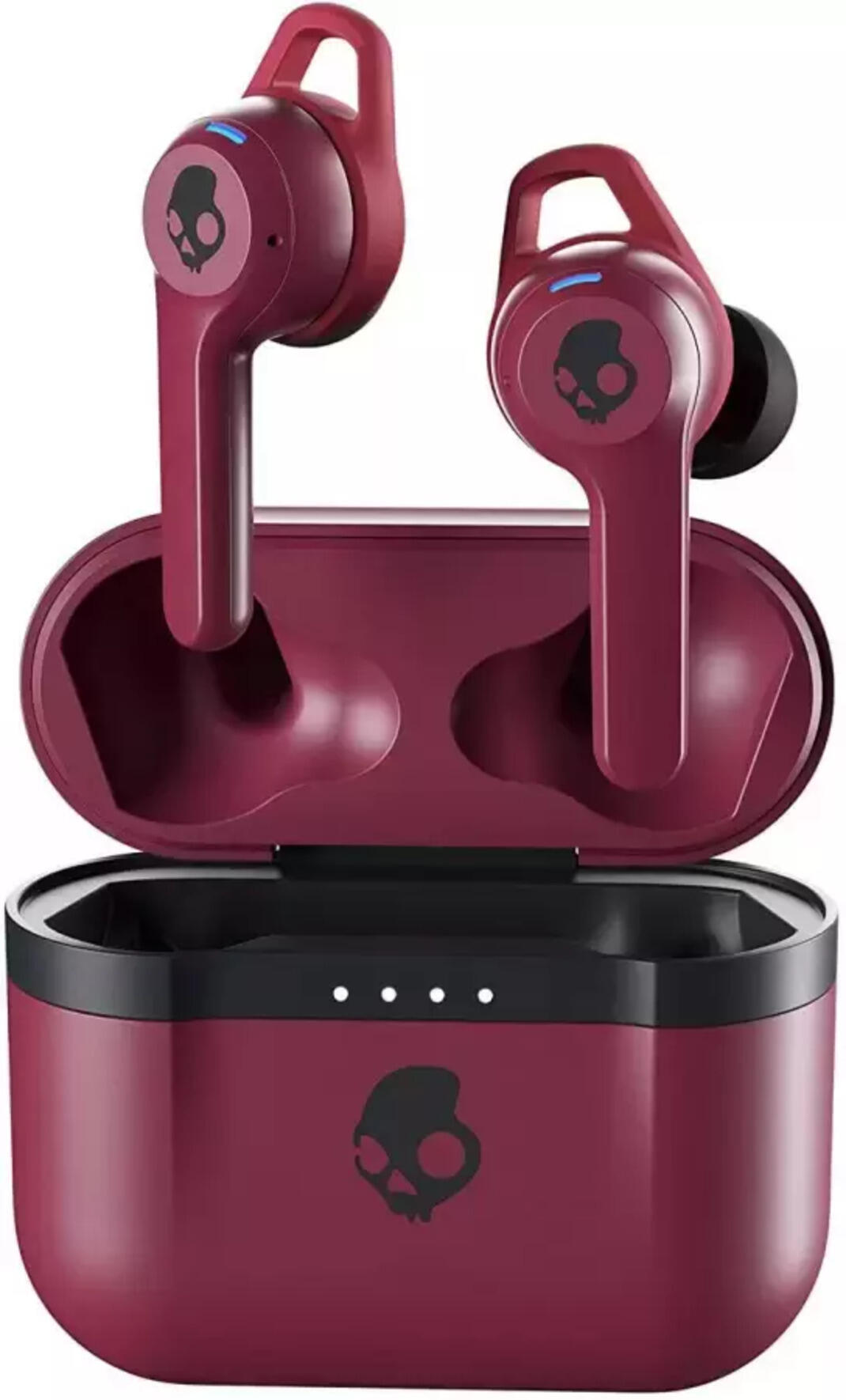 Compare Skullcandy Indy Evo Truly Wireless Bluetooth in Ear Earbuds with Mic (Deep Red) vs Sony