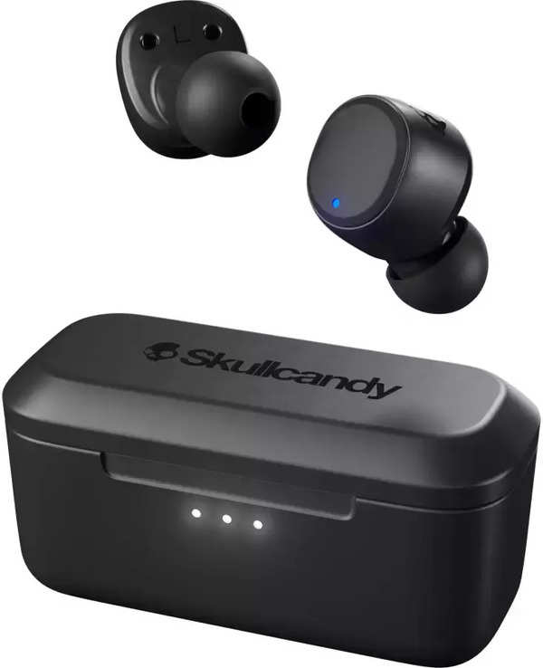 Skullcandy Spoke Truly Wireless Bluetooth In Ear Earbuds With Mic Black Photo Gallery And 0002