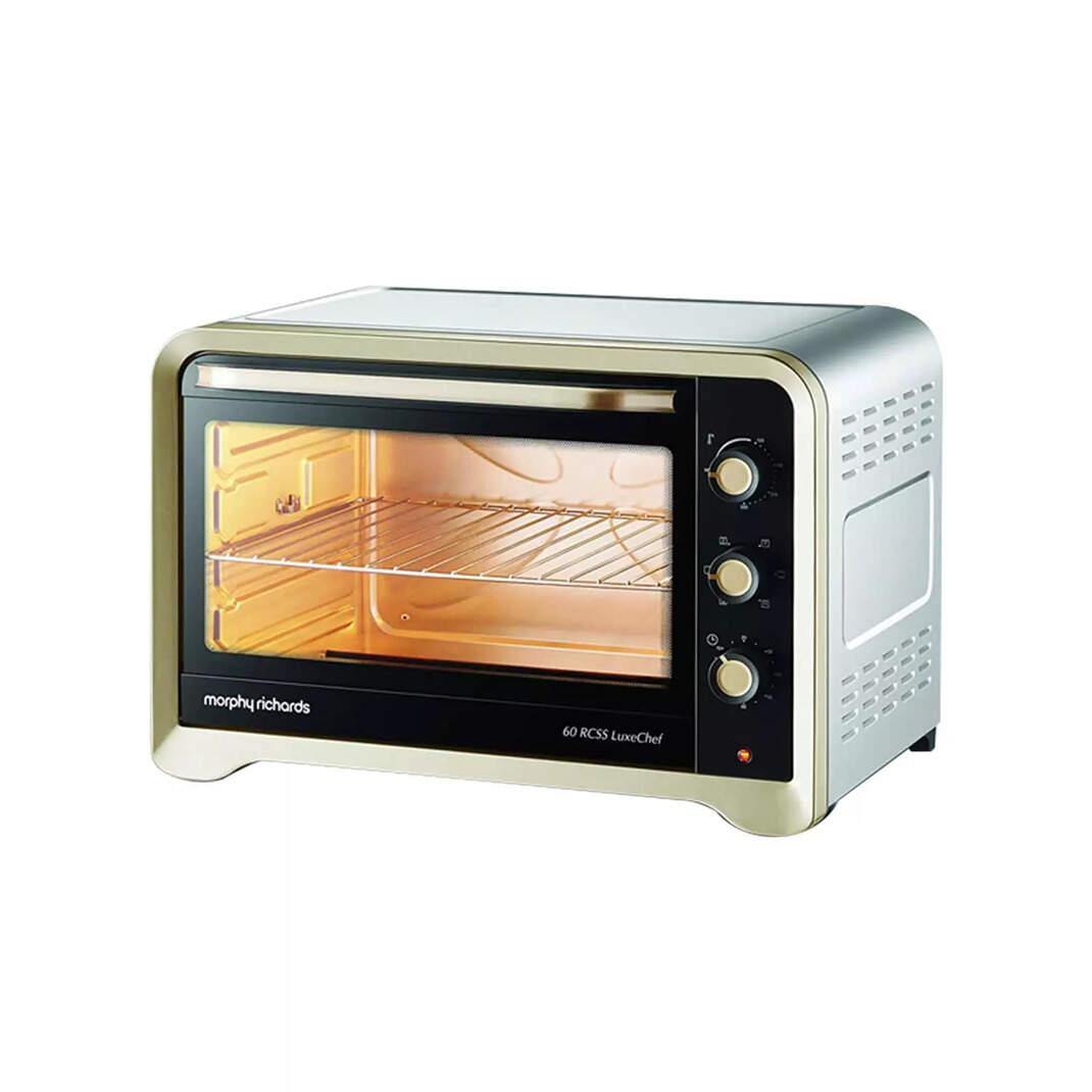 Compare Morphy Richards 60RCSS Luxe Chef 60 L Toaster Griller (Gold) vs