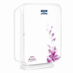 Kent 15002 Aura Air Purifier |Highly Efficient HEPA Technology | In-Built Ionizer| Filter Change Indicator & Air Quality Sensor | Child Lock Feature