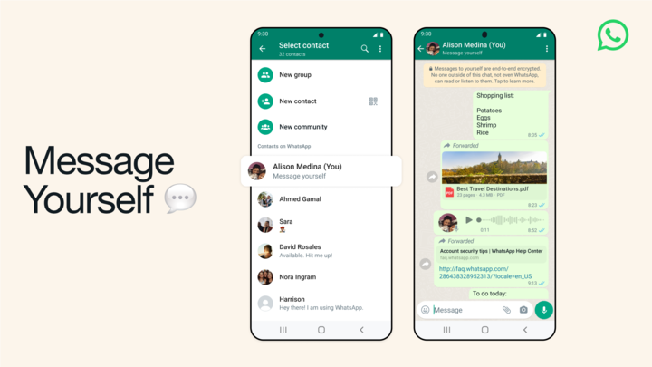 WhatsApp Message Yourself feature: A step-by-step guide on how to use it