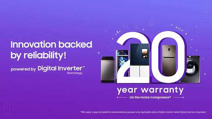 Samsung offers 20 years warranty on Digital Inverter Motor for washing machines & Digital Inverter Compressor for refrigerators: What it means for users