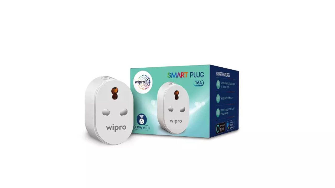 Philips Wiz Smart Wi-Fi LED Bulb E27 9-Watt and Philips 6-16A Smart WiFi  Plug (Smart Homes) 