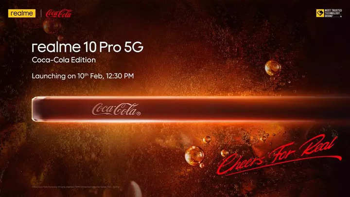 Realme 10 Pro 5G Coca-Cola edition smartphone to launch on February 10 in India