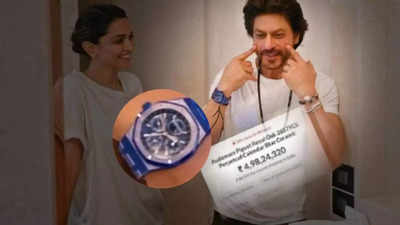 WHAT! Shah Rukh Khan's Blue Wristwatch Cost Will Surely Blow Your