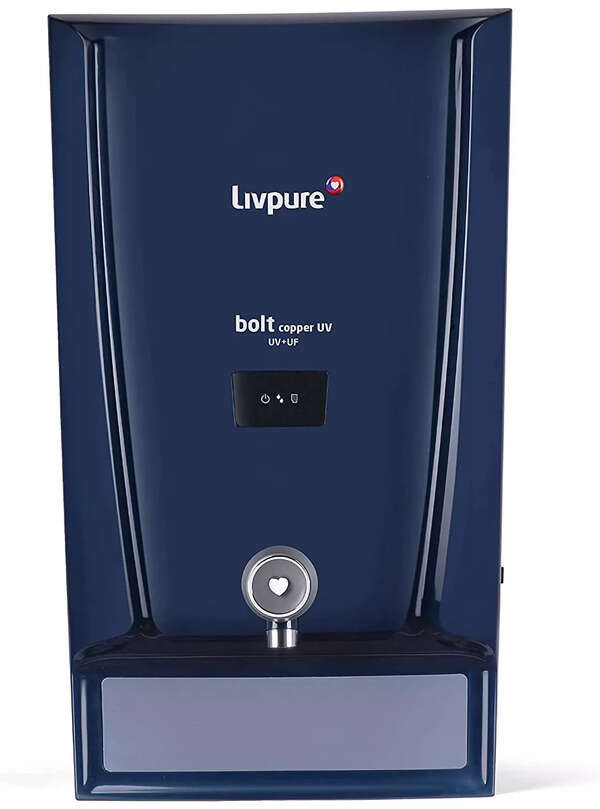 Livpure Bolt Copper+UV+UF Water Purifier for Home, Suitable for
