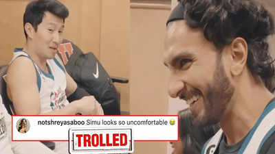 Ranveer Singh raps at NBA. Shang-Chi star doesn't know how to react.  Indians cringe.