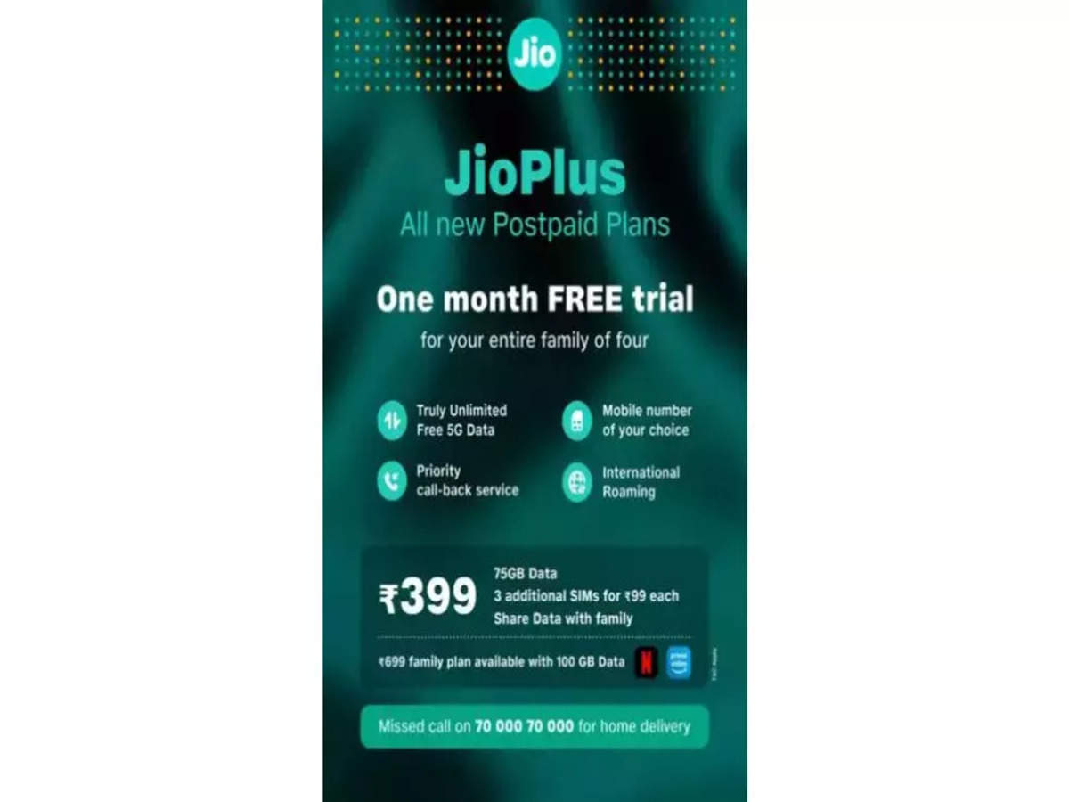 jio postpaid plan jio phone