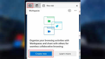 Microsoft Edge Workspaces