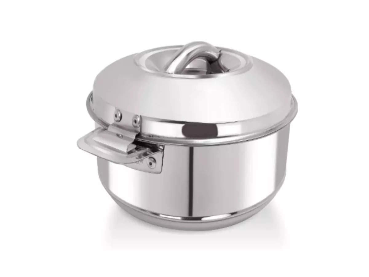 Milton Thermo Stainless Steel Insulated Casserole Keep Hot/Cold Serving Dish - 2.0 Liter