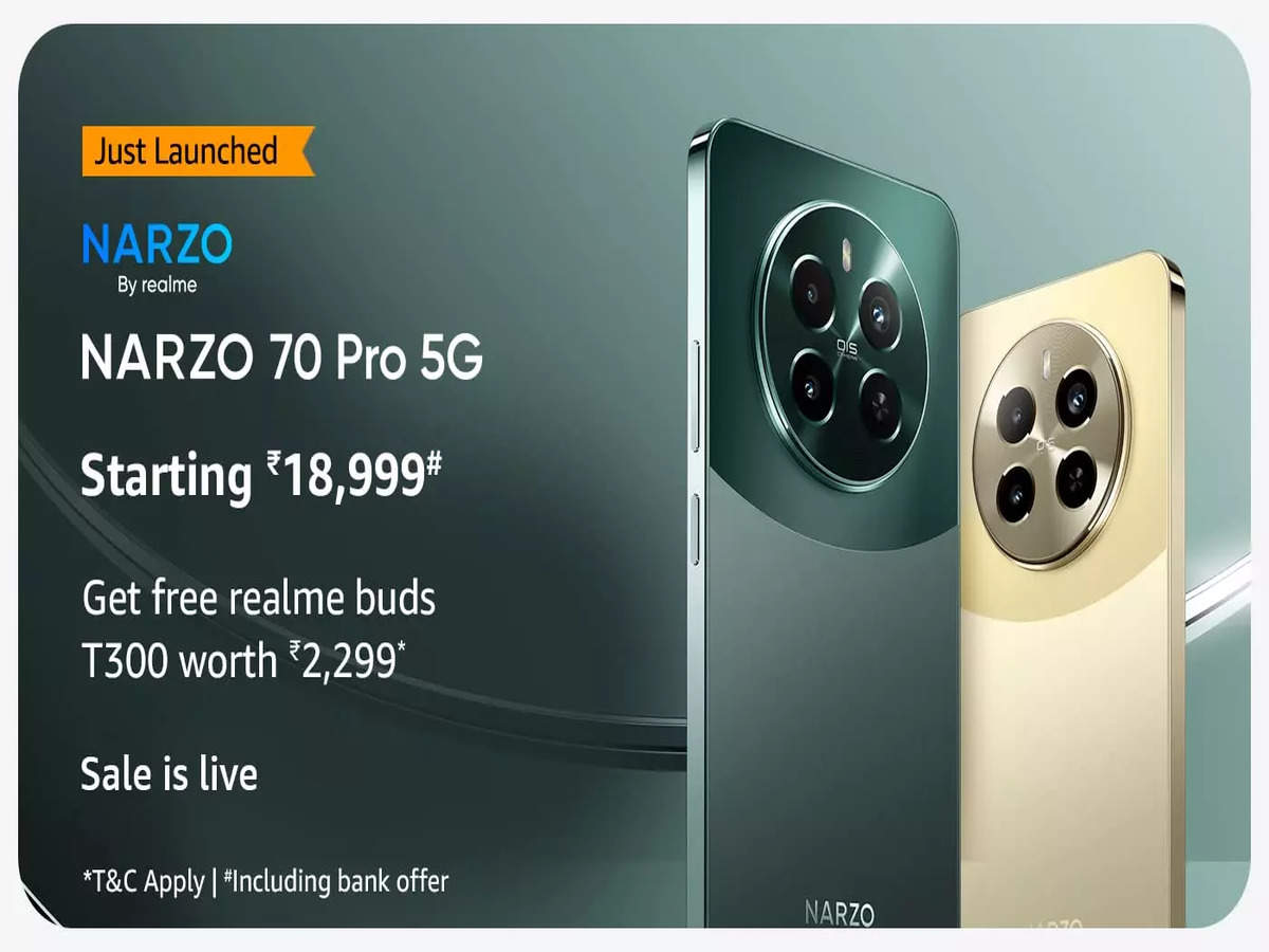 Realme Narzo 70 Pro 5G Goes On Sale On Amazon | - Times of India