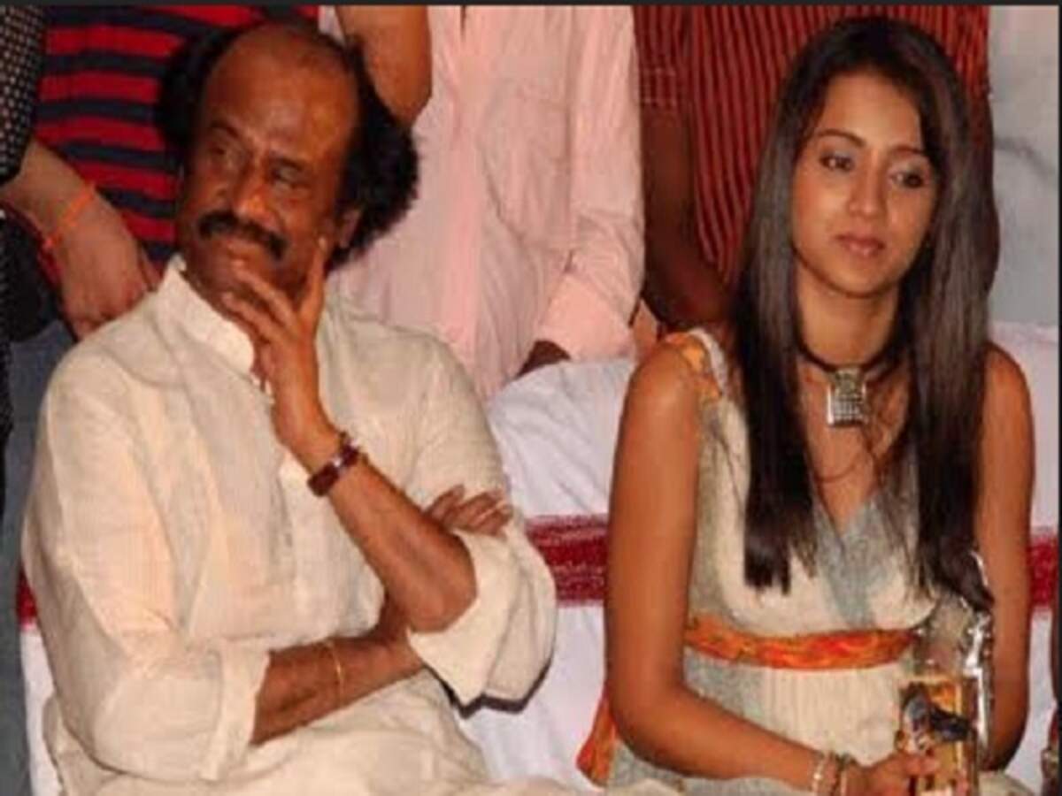 Trisha Krishnan to be paired opposite Rajinikanth in his next? | Tamil  Movie News - Times of India
