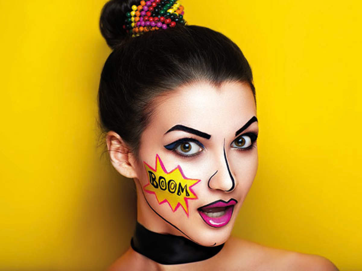 How graffiti face paint can give your make-up an edge - Times of India