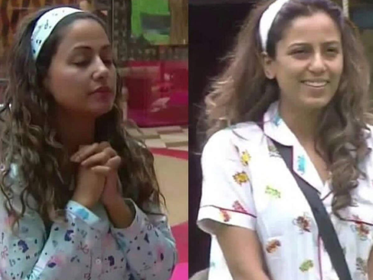 hina khan night suits in bigg boss