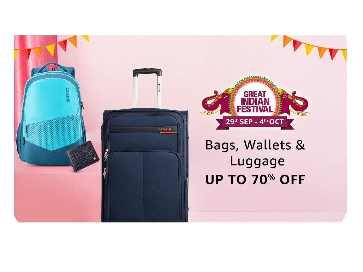Amazon Great Indian Festival Sale On Travel Luggage Discount On Trolley Bag   Amazon Great Indian Festival Sale Up To 75 Off On Trolley Bags And Travel  Luggage Only On Amazon