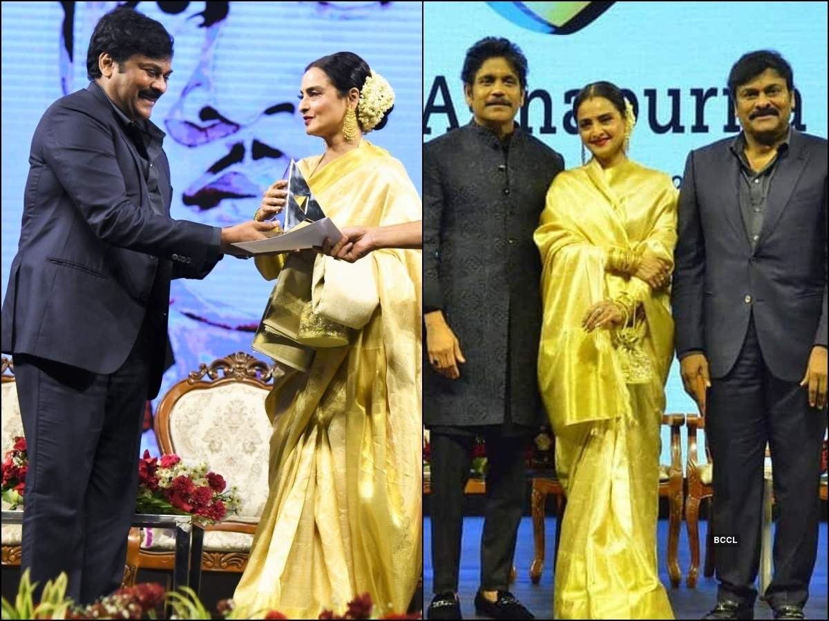I call my wife as Rekha, not Surekha”: Chiranjeevi's 'fanboy moment' with  legendary actress Rekha | Telugu Movie News - Times of India