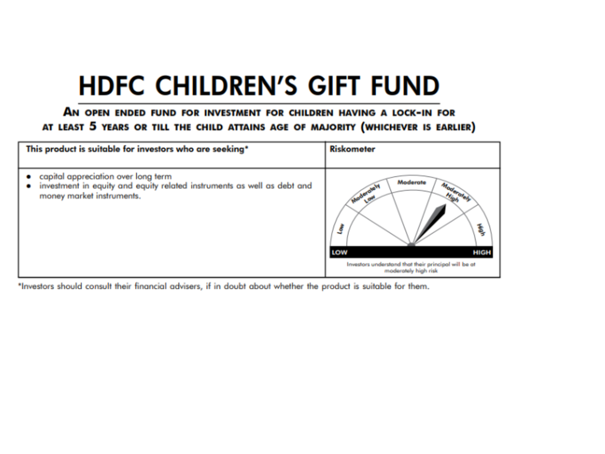 Hdfc Childrens Gift Fund Times Of India