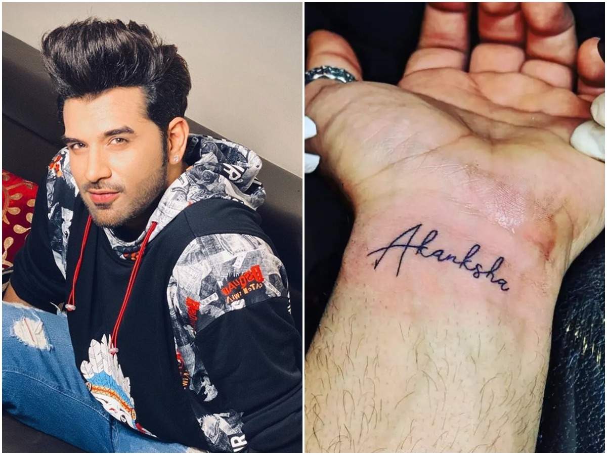 After breakup Paras EX GF Akanksha gets tattoo of his name removed Pic
