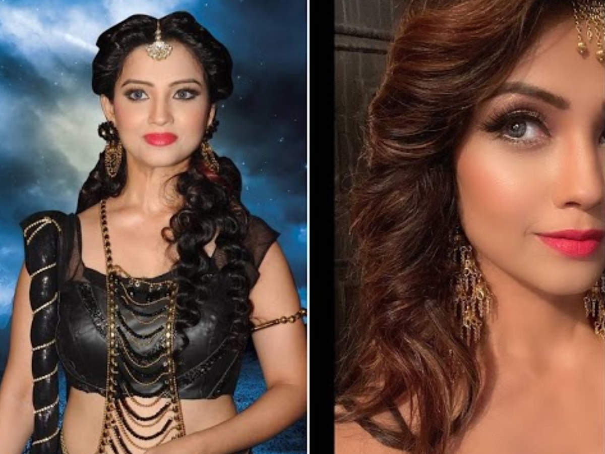 Adaa Khan shoots for the finale of Naagin 4 - Times of India