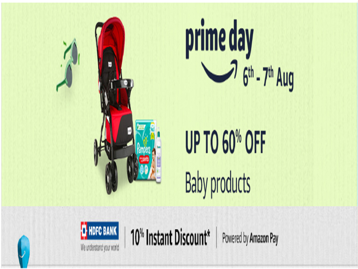 Prime sale: Up to 60% off on diapers, strollers, & bathing  essentials - Times of India